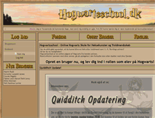 Tablet Screenshot of hogwartsschool.dk